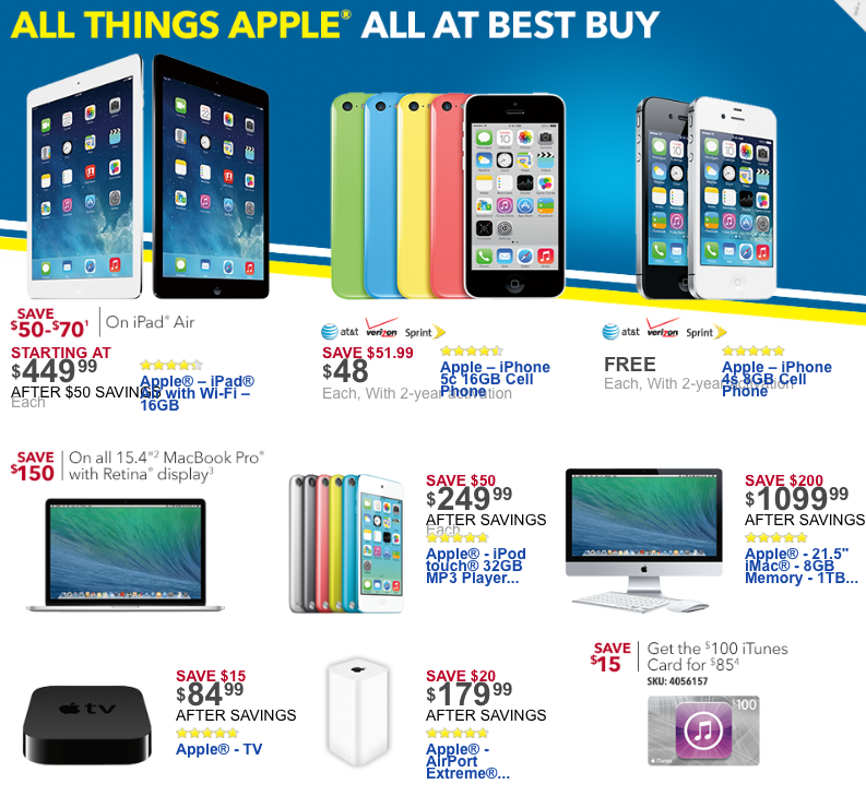 Best iPad Deals for Black Friday 2013: iPad mini $199, iPad Air $379, iPad 2 $299