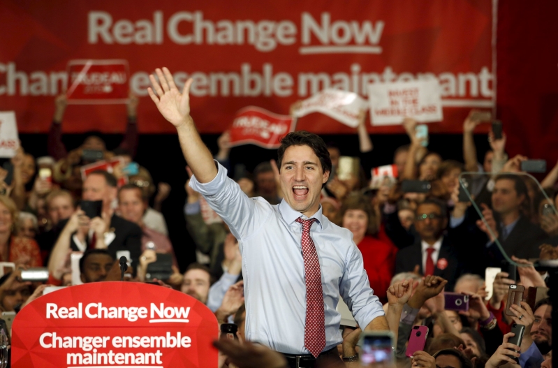 Canada's Prime Minister-designate Justin Trudeau