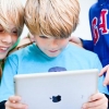 Children Playing iPad 
