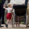 Prince George at Princess Charlotte Christening Ceremony