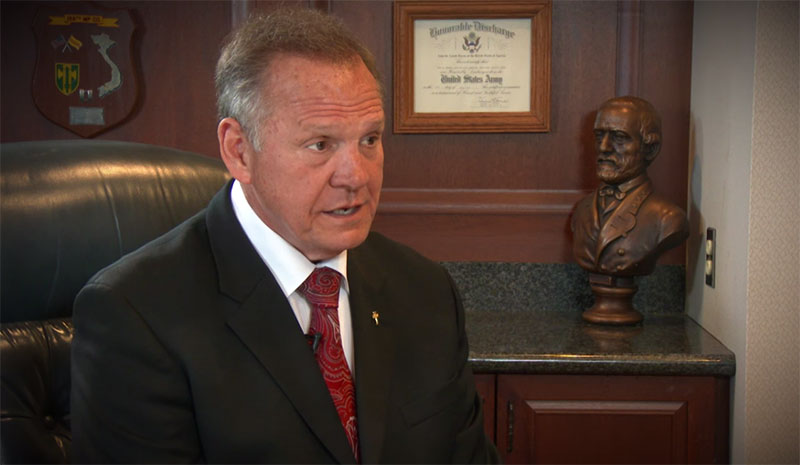 Controversial Alabama Supreme Court Chief Justice Roy Moore has warned that the Supreme Court’s decision in favor of same-sex marriage could lead to a new “war” in the United States. He made those fiery comments in an interview that was posted online on Monday.