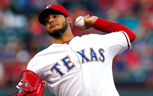 The Texas Rangers will try to go for sweep when they meet the host Toronto Blue Jays on Sunday at Globe Life Park (8 p.m. ET, 7 p.m. CT, FOX Sports 1/Sportsnet) in Game 3 of the American League Division Series (ALDS) in the Major League Baseball.