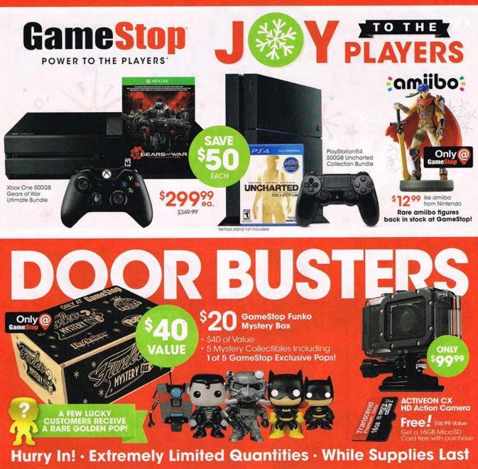 Playstation 4 Xbox One Black Friday 2015 Deals What To Expect From Best Buy Gamestop Target Walmart