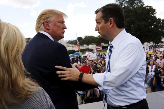 GOP presidential candidate Ted Cruz surged ahead of fellow candidates Ben Carson and Donald Trump in a Des Moines Register/Bloomberg Politics poll released Saturday. Although Carson appointed a faith adviser at the end of November, this new poll indicated one reason for Cruz's rise was the support of 45 percent evangelical conservatives and 39 percent of tea party conservatives.