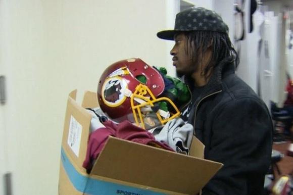 God-fearing Washington Redskins' quarterback Robert Griffin III earned a touchdown with Christians without even playing in Sunday's NFL Wild-Card football game. He chose to leave a letter for his teammates, rather than to talk to reporters Monday, as his way of saying goodbye. Griffin's letter, quoting "The Paradoxical Commandments" written by Dr. Kent Keith in 1968, appeared underneath a framed verse from the Bible - Philippians 4:13:  "I can do all this through him who gives me strength."