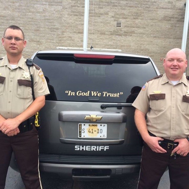 Illinois Sheriff In God We Trust Squad Cars