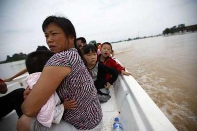 A total of 2.4 million people in China have had to evacuate their homes as a result of severe flooding that spread across 10 provinces and regions in the south and along the eastern coast.