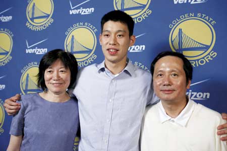 Born and raised in San Francisco, Bay Area, Calif., Jeremy Lin, a Harvard Economics grad and a Christian, was drafted by the Golden State Warriors on July 21, making him the first Chinese-American to sign contract with the NBA.