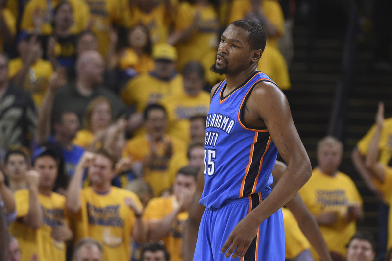 The Kevin Durant exit from the Oklahoma City Thunder roster broke the hearts of fans of the Russell Westbrook team. However, it looks like the now Golden State Warriors star has another heartbreaking plan up his sleeve. Reports are surfacing that a Steven Adams trade has been called for by none other than Kevin Durant as he calls on the Kiwi to join him alongside Stephen Curry, Draymond Green and Klay Thompson.