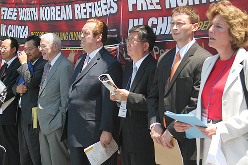 Korean-American Christians led a rally Tuesday on the west lawn of the U.S. Capitol, demanding that China’s government stop sending refugees from North Korea back to the totalitarian state.