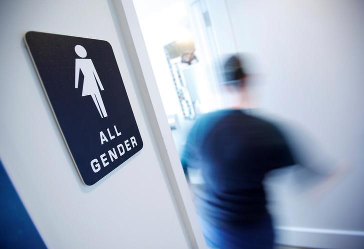Four Massachusetts churches on Tuesday filed a lawsuit asking to be exempted from a state law that requires public places to allow transgender people to use bathrooms in line with their gender identity.