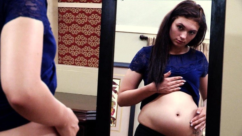 A 19-year-old female referenced as Haley insisted on the Dr. Phil show Thursday that her pregnancy is a miraculous one because she believes Jesus himself is in her womb. Although six medical tests revealed the teen is not pregnant, Haley believes her growing tummy is a sign of the growing divine child in her. She says the medical test results are all false, and claims her 22-pound weight gain in the past year is proof of her pregnancy.