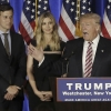 Donald Trump and Ivanka Trump and Son-in-Law Jared Kushner