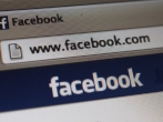 Facebook Logo at Macbook