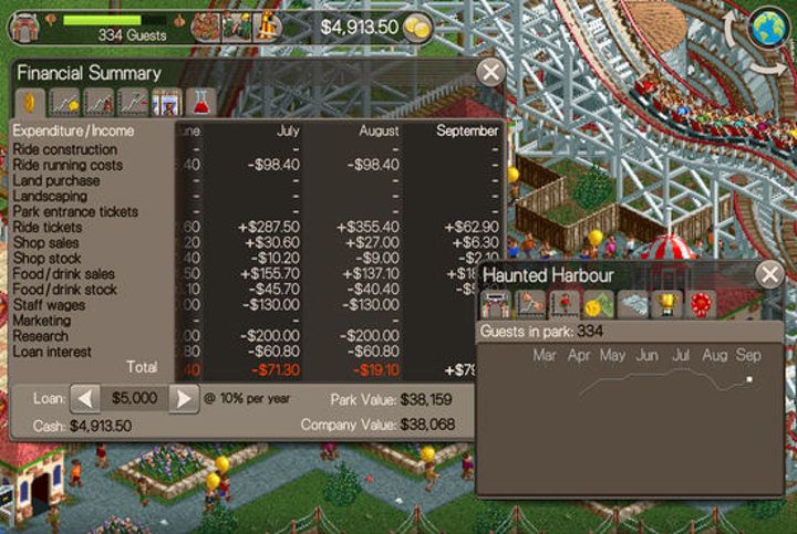 Retro is definitely in, as RollerCoaster Tycoon Classic hits the iOS platform with features from the first two PC games making up the "bundle".