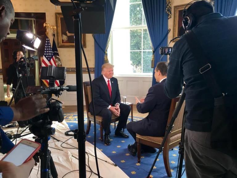 Persecuted Christians from other nations will be given priority over other refugees seeking to enter the United States, said President Donald Trump in an interview Friday. His full remarks to Christian Broadcasting Network's David Brody of The Brody File are slated to air Sunday evening on Freeform, as well as Monday on The 700 Club. The United States admitted a record number of 38,901 Muslim refugees in 2016, according to a  Pew study, but nearly the same number of Christians, 37,521, also were admitted.