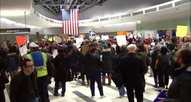 Two Christian families from Syria who had been working for nearly 15 years to join relatives in the United States were stopped Saturday at the Philadelphia airport and told to return to Doha, Qatar, due to the immigration travel-related executive order signed by President Donald Trump on Friday. Syria was one of seven countries on Trump's list for short-term banning of entry into the U.S., along with Iran, Iraq, Sudan, Libya, Yemen and Somalia. These two families are not refugees, but Christian Syrians, who according to US relatives, had paid for and had earned their visas.