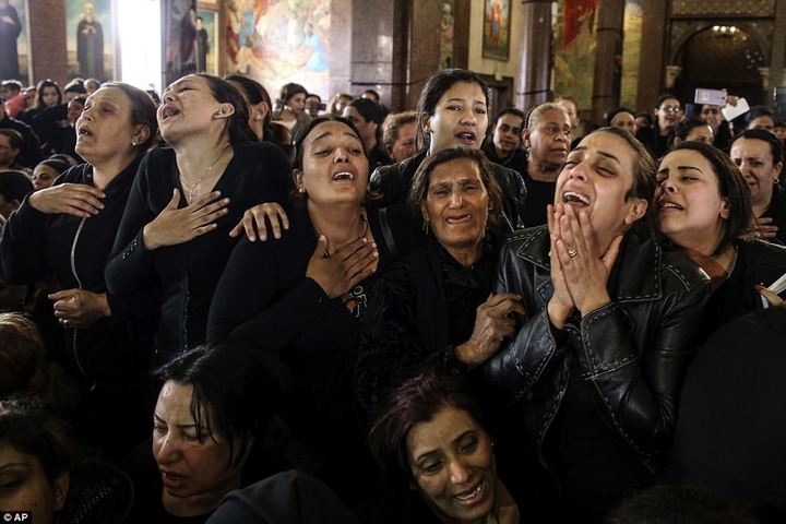 Seven suspected ISIS militants were killed by Egyptian forces as they gathered to plan another attack on minority Christians, the government has said.