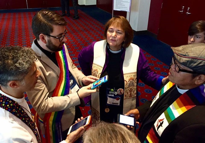 The United Methodist Church is set to make a “declaratory decision” as to whether or not an LGBT person can serve as an ordained minister.