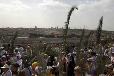 Christians around the world began their observance of Holy Week with Palm Sunday, the day marking Jesus' entry into Jerusalem.