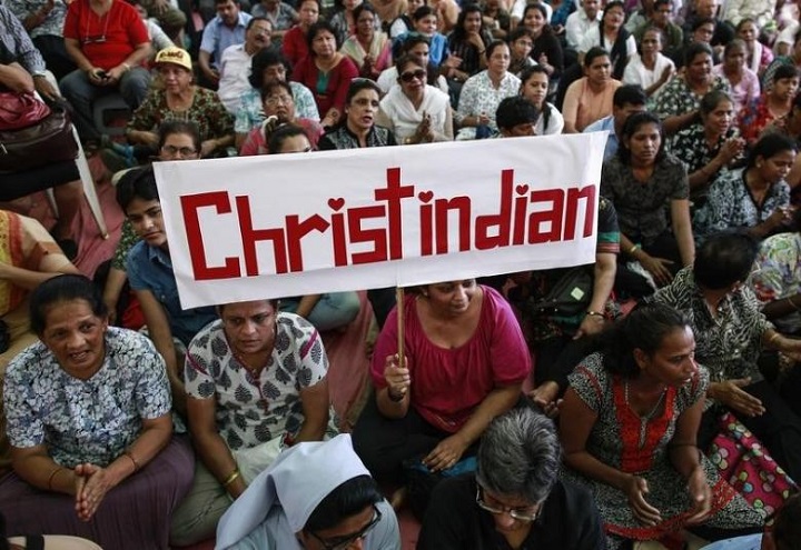 A church in India continued to celebrate Easter after Hindu extremists vandalized much of their building.