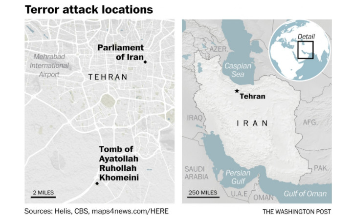 June 8, 2017 - Islamic State (IS) has managed to penetrate Iran and twist its dagger of hate and cruelty right at the heart of the country in the recent twin attacks of the parliament building and a revered tomb.