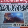 The Flash vanishes in crisis