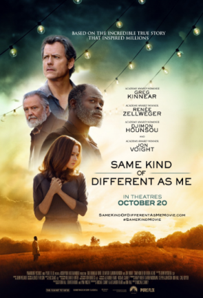 August 10, 2017: "Same Kind of Different As Me", an inspirational new film based on a true story, hits theaters October 20. Watch the trailer here.
