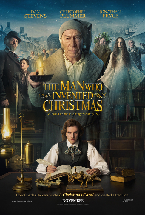 September 6, 2017: "The Man Who Invented Christmas", a whimsical film hitting theaters just in time for the holiday season, tells of the magical journey that led to the creation of Ebenezer Scrooge (Christopher Plummer; The Sound of Music, A Beautiful Mind), Tiny Tim and other classic characters from the iconic Charles Dickens novel, A Christmas Carol.
