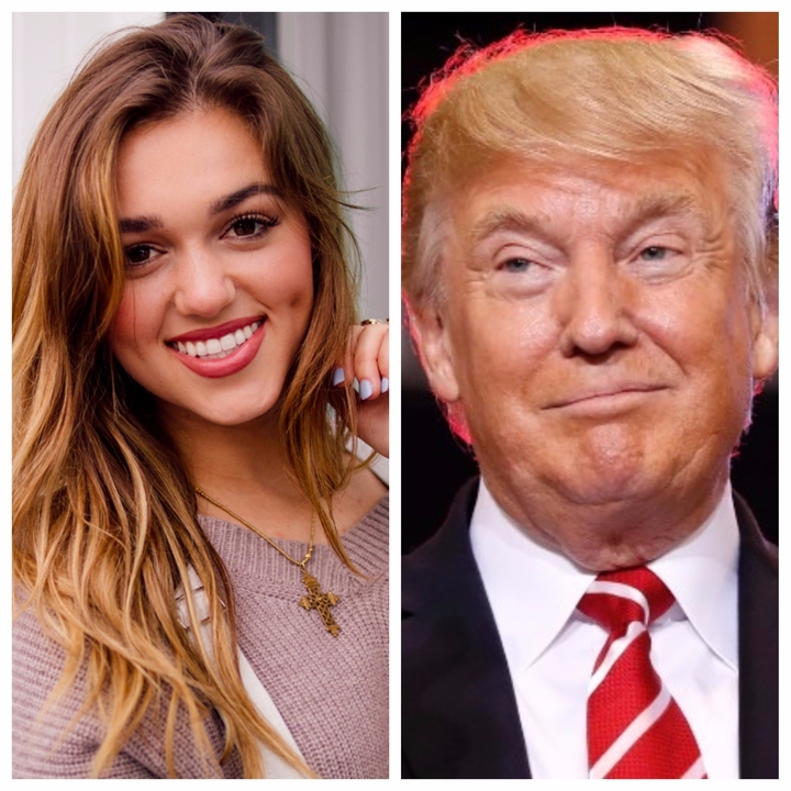 Sadie Robertson of "Duck Dynasty" fame has urged her fellow millennials to unite and pray for President Donald Trump - even if they disagree with his policies.