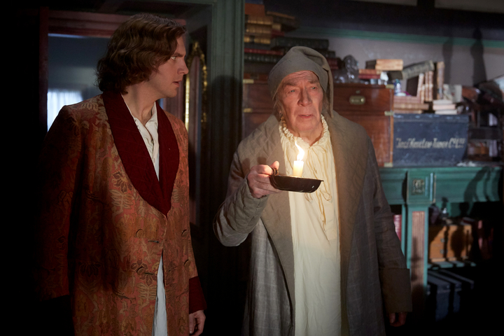 "The Man Who Invented Christmas," a charming, family-friendly drama hitting theaters later this month, recounts the magical journey that led to the creation of Ebenezer Scrooge (Christopher Plummer), Tiny Tim and other classic characters from A Christmas Carol.