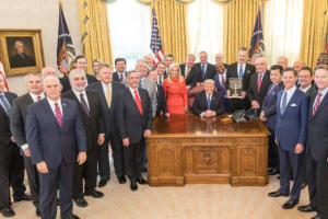 The Friends of Zion Museum presented President Trump with its Friends of Zion Award at the White House Monday. <br />
<br />
 <br/>Facebook