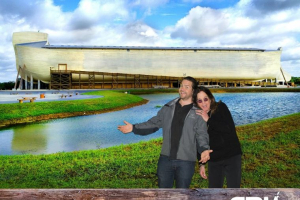 Ozzy Osbourne and his son, Jack, visited the Ark Encounter in Kentucky as part of their show, 