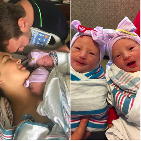 Nick Vujicic, known throughout the world as the "limbless evangelist," has announced his wife has given birth to twin girls -- just ahead of Christmas.