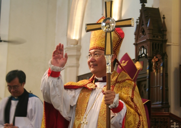 HONG KONG-The Anglican Church Hong Kong Island Diocese welcomes the new archbishop as the installation ceremony was held on Wednesday at St. John’s Cathedral.