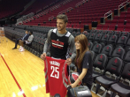Chandler Parsons with Carly Wright