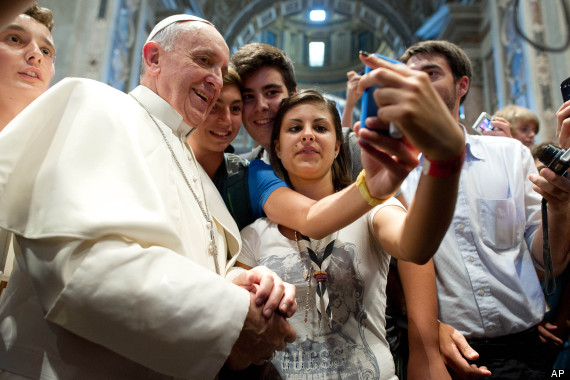 Pope Francis has been actively "tweeting" as the new head of the church when he was declared the new pope last year. Now he is labeling the Internet as a "gift from God," one that has the ability to reach multitudes with the right message.