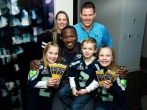Deaf Seattle Seahawks Derrick Coleman and Hearing-Impaired Twin Girls