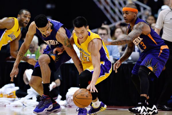 Los Angeles Lakers point guard Jeremy Lin 
