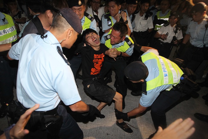 Hong Kong Police Arrest Christian Student Protest leader Joshua Wong