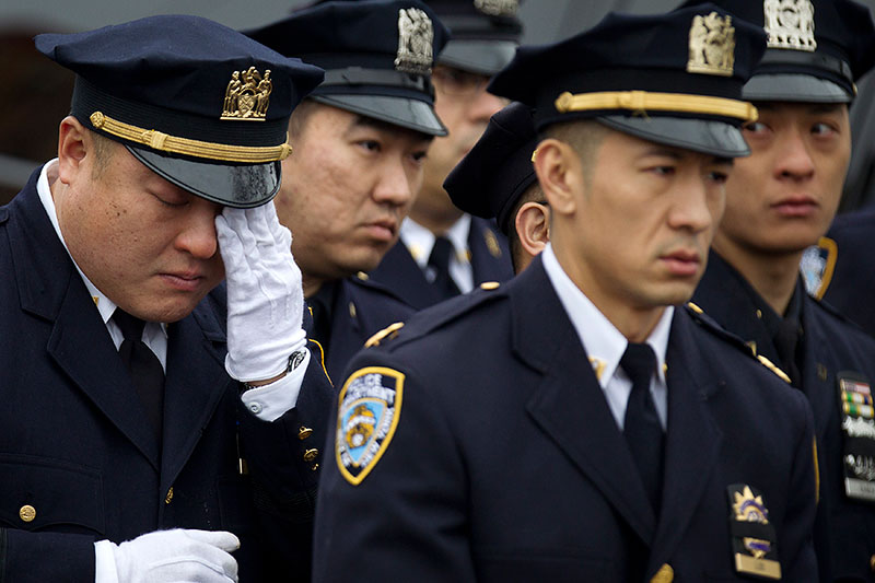 NYPD Funeral Wenjian Liu