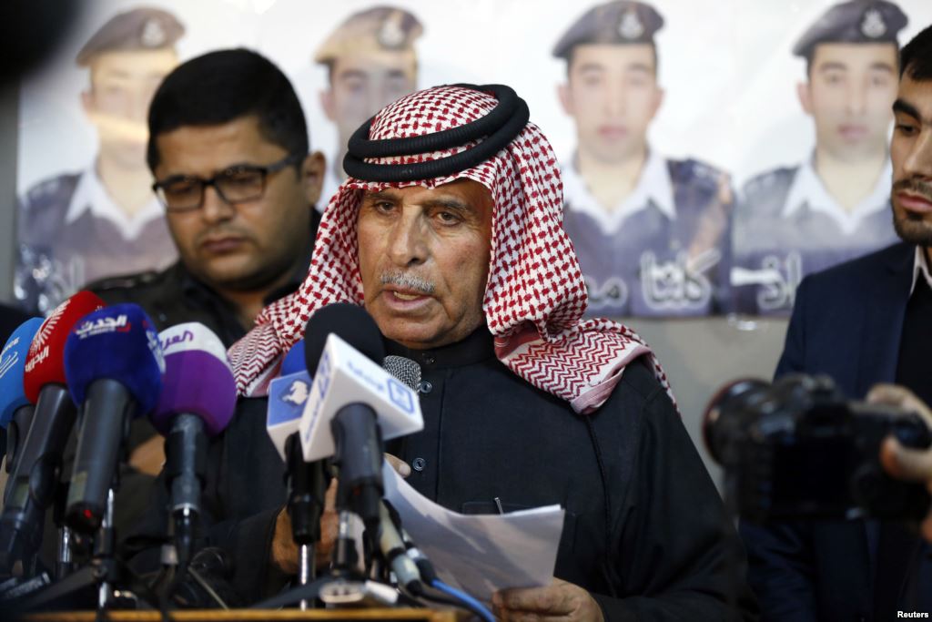 The father of a Jordanian pilot who was brutally executed by ISIS called on the government and King Abdullah II to avenge his son’s murder by taking that terror organization out for good.