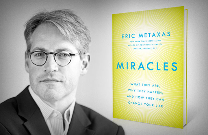 Christian author Eric Metaxas is best known for his work using the advances of science to further prove the existence of God as the intelligent designer of the universe. In his latest book, entitled "Miracles: What They Are, Why They Happen, and How They Can Change Your Life," Metaxas takes a closer look at real-life events to help disprove much of the criticism he has received since entering the spotlight with his December piece in the Wall Street Journal.