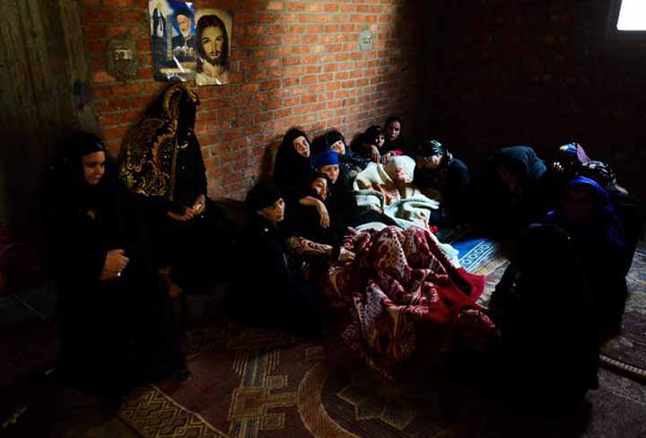 Relatives of Egyptian Coptic Christians Beheaded by ISIS