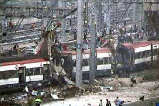 西班牙教會人士一致譴責炸彈攻擊火車的暴力事件