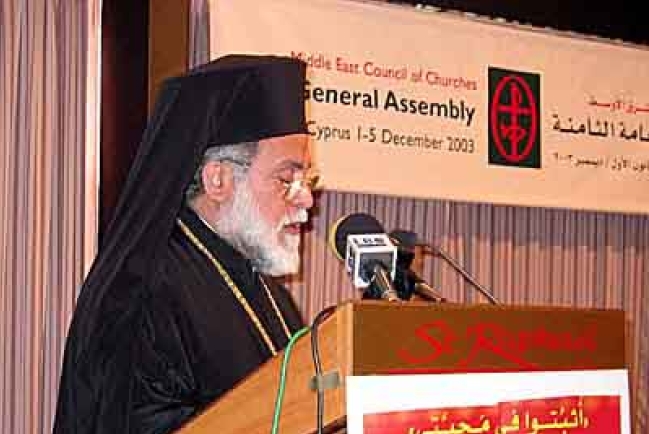 中東教會合一領袖Petros七世於9月11日去世