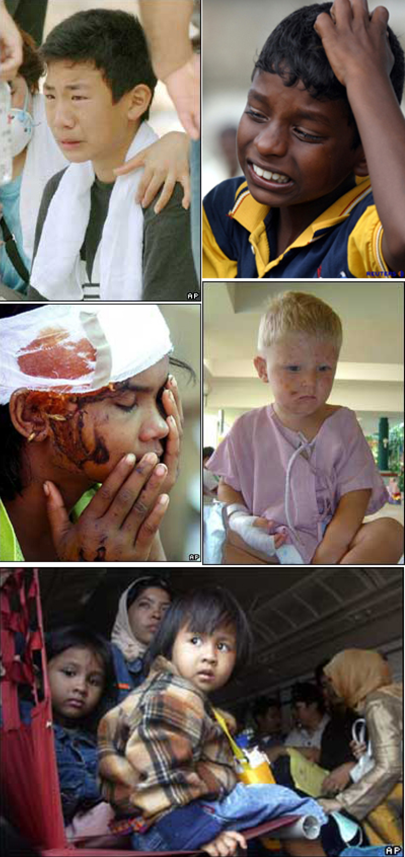 孩子眼中的世纪灾难