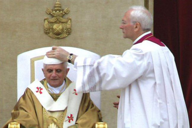 本篤十六世就職 呼籲基督教團結