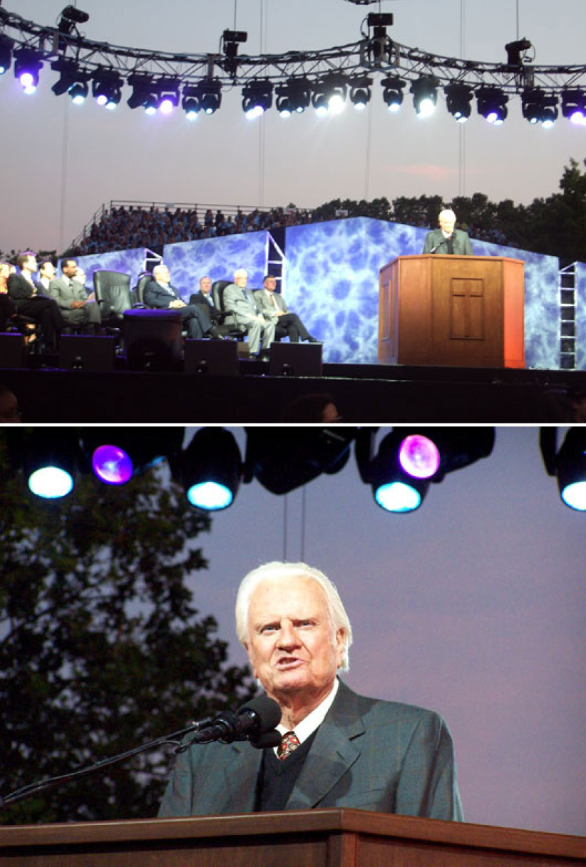 图辑：大纽约葛培理布道会第一日盛况