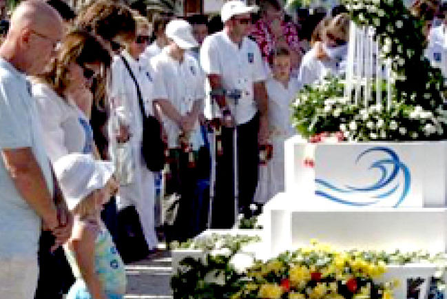 南亞海嘯一周年 世界各地舉行大規模追思紀念